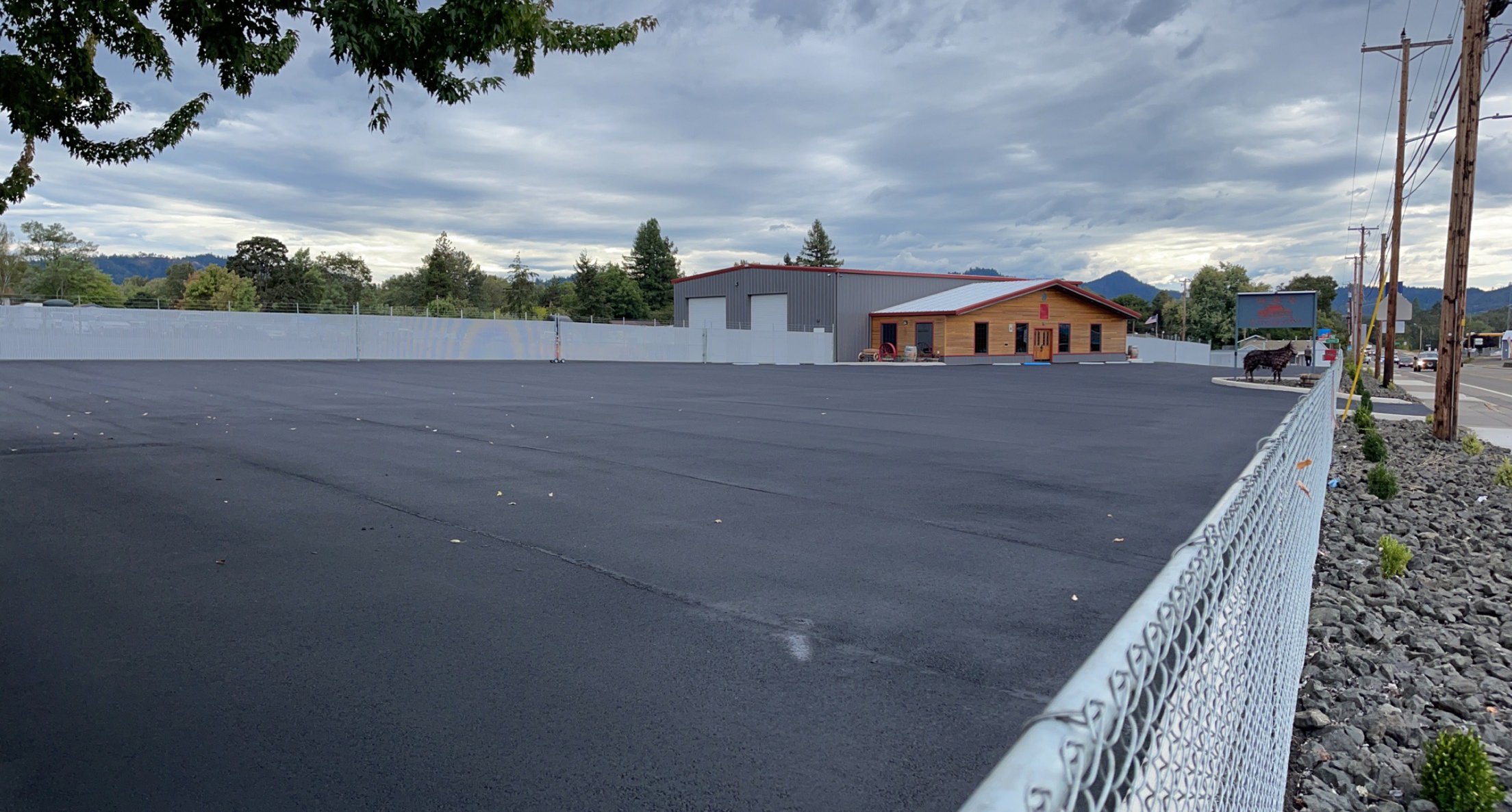 Custom Paved Parking Lot in CA