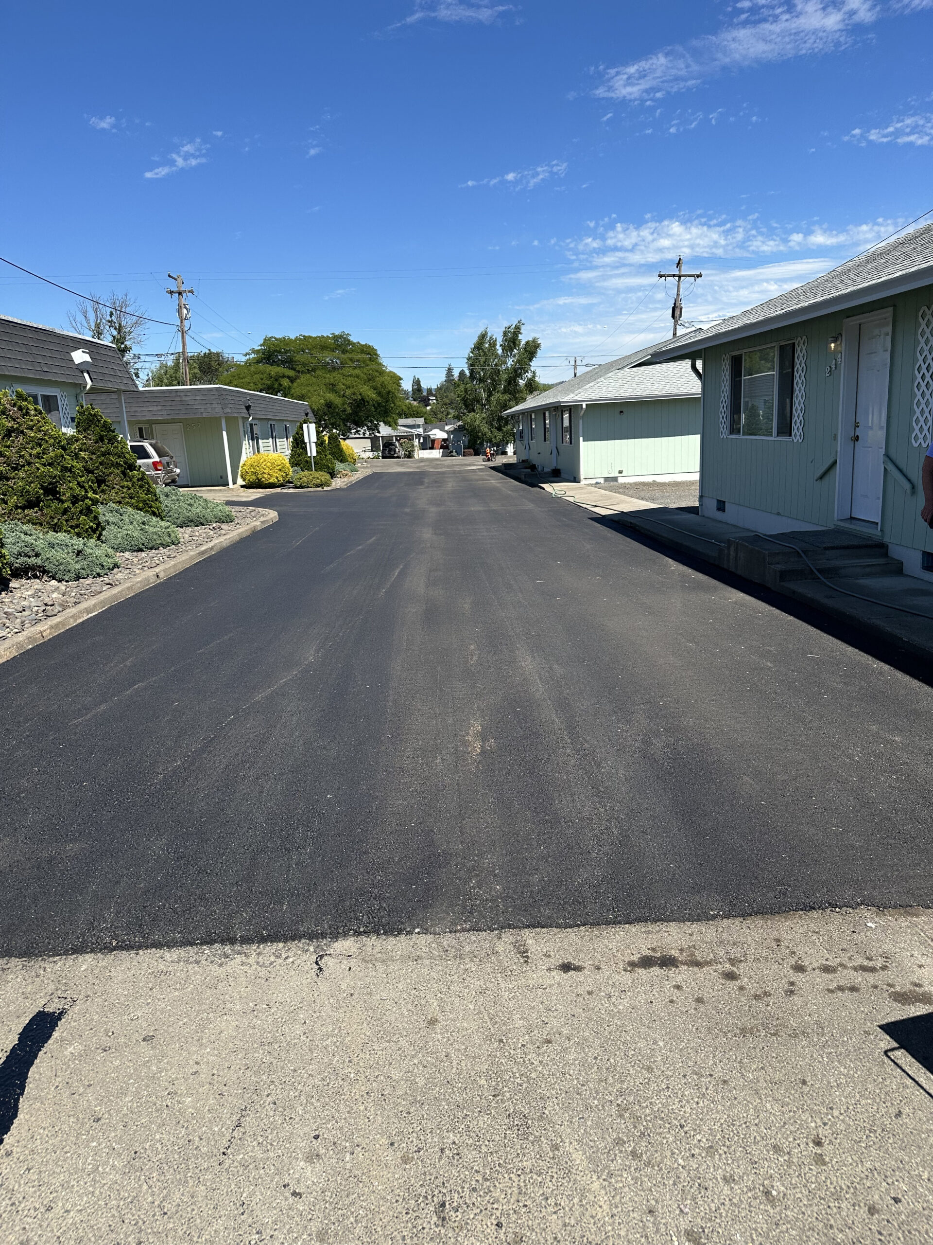 Road Paved in Asphalt - CA